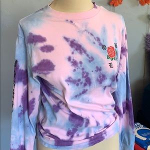 Tie dyed obey top RARE